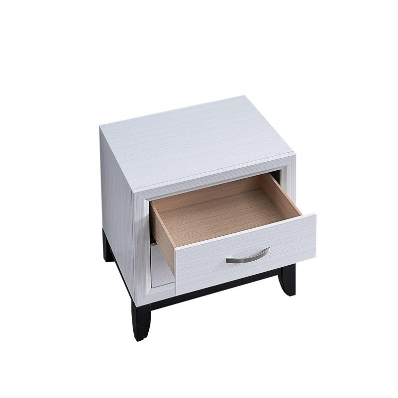 Table de chevet contemporaine, White