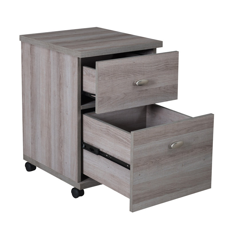 40cm Wide 2 -Drawer Mobile File Cabinet