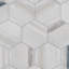 Carreau de mur et plancher aspect pierre 8 pi x 9 pi Matter Hex-70564533