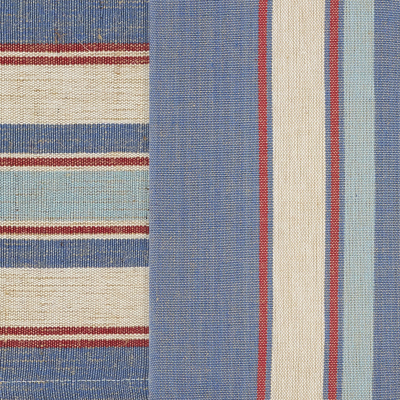 Ensemble de napperon et serviette Everly, Red/White/Blue
