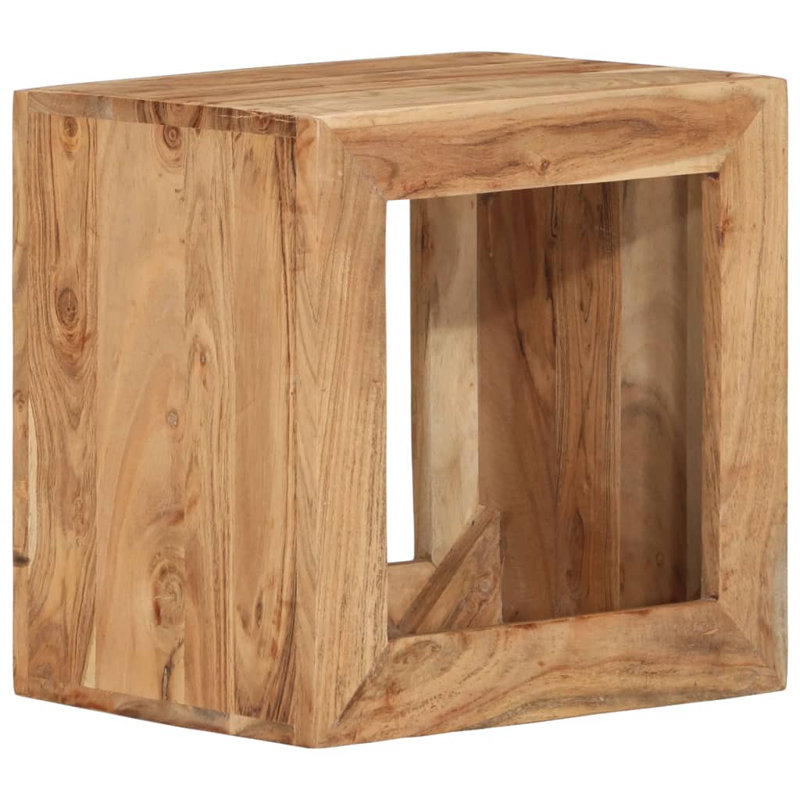 Table de bout en bois massif Chrystina