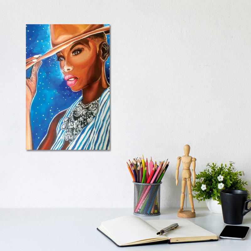 Fashionista - Painting on Canvas, Wrapped Canvas, 30.48cm H x 20.32cm W x 1.91cm D