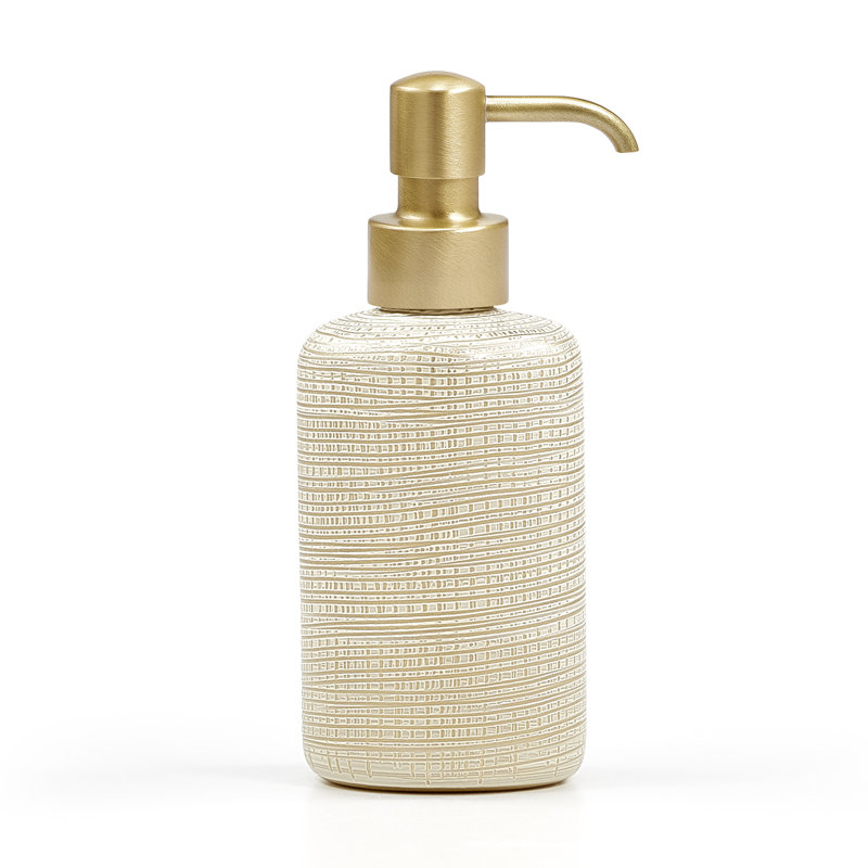 Distributeur de savon tissé, Laiton brossé