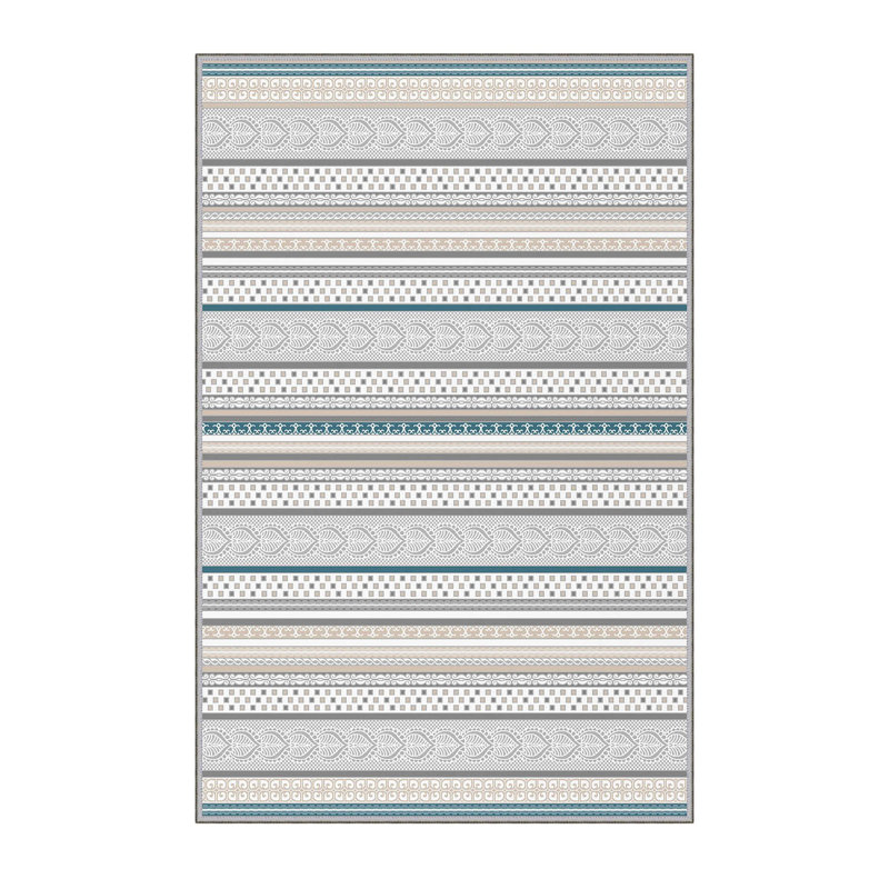 Antibacterial Hall Carpet, 3D Digital Printed, 3.3 x 4.9 ft | 100% Polyester, 0.3 in Pile Height, Non-Slip Underside, Machine Washable, Durable & Easy Care | Perfect for Living Room, Entryway & Home Décor