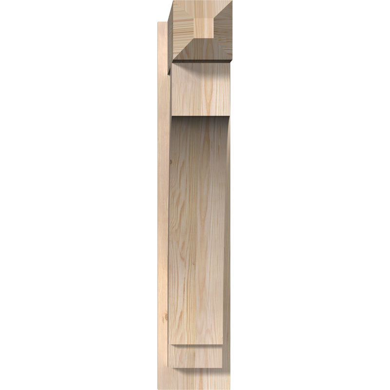 Persienne impériale, Sapin Douglas de 7 1/2 po (lisse), P 26 po x H 38 po