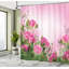 Rideau de douche simple à motif de roses Fuller Spring Time-21846096