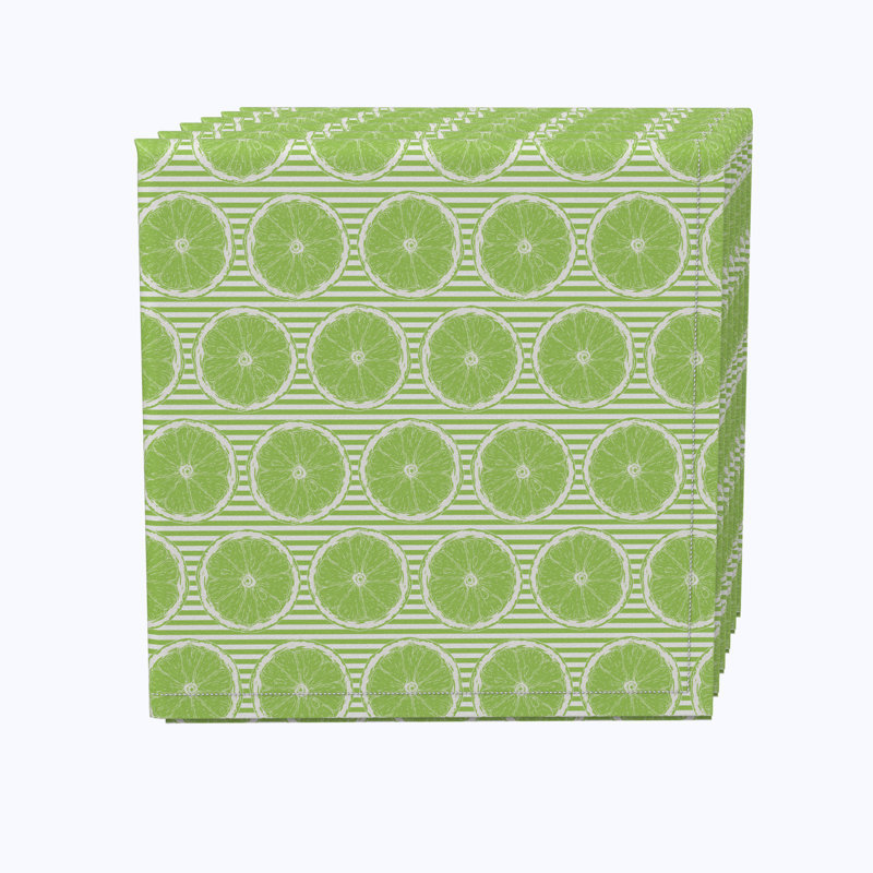 Cotton Twill Geometric Rectangle Napkin
