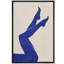 «Legs Blue Simple Minimalist», impression encadrée de décorations murales pour chambre à coucher-108345445-108345447