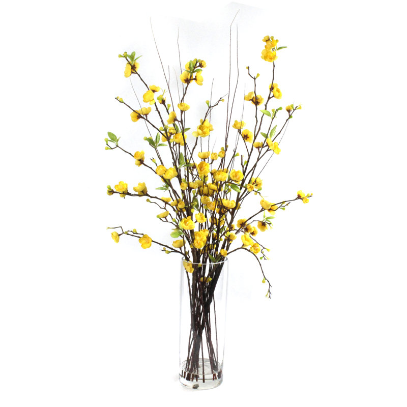 Blossoms Vase, Yellow