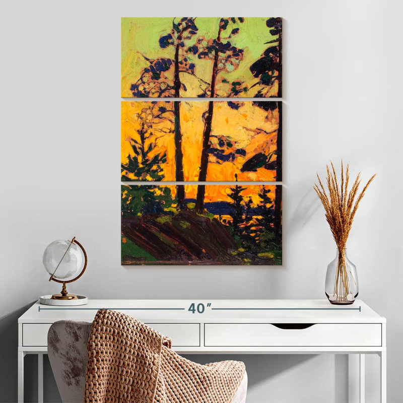 Pin Harnek au coucher du soleil, H 32 po x l 20 po