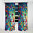 Multicolor Vibrant Vines I - Abstract Botanicals Blackout Abstract Curtain - 1 Panel-107823976