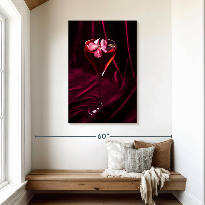 Yarlin Cosmopolitan Cocktail, 45" H x 30" W