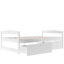 Lit plateforme simple avec deux tiroirs-113432434