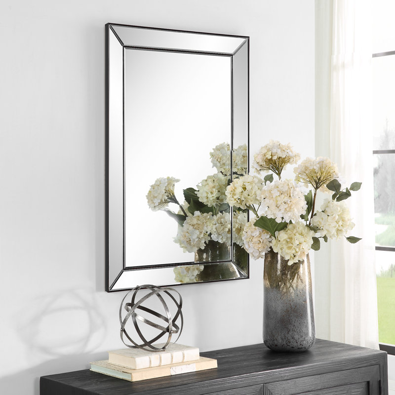Miroir de salle de bain Wentzville, Bronze foncé