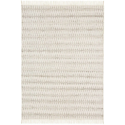 Tissé à la main recyclé et tissé à la main Dardy P.E.T. Tapis crème