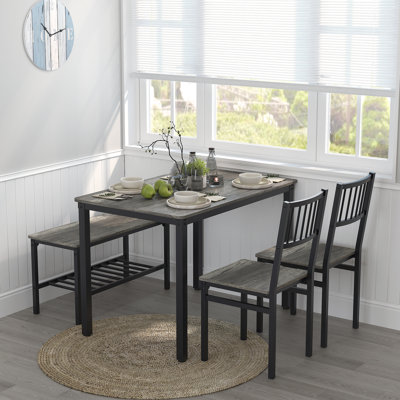 Kennett 4-Piece Manufactured Wood Dining Set