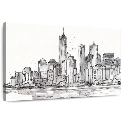 «Sirci Skyline Sketches I No Words Flowers»