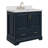 Stafford 37 " W Freestanding Standard 1 Single Vanity Bathroom Vanity With White Quartz Top-138338257-93359302