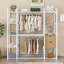 Armoire ouverte avec rails suspendus, tablettes, tiroirs-1007300408