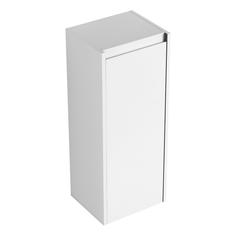 Unité murale de salle de bain 12 po, porte à fermeture en douceur, armoire tendance, style