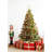 Fraser Hill Farm Indoor/Outdoor 4 ft. Candy-Look Nutcracker Greeter Oversized Christmas Décor