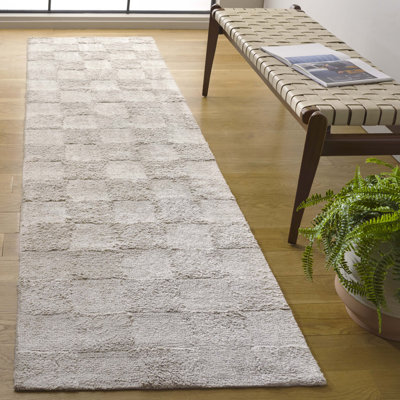 Tapis de couleur unie lavé à la machine Alburtis
