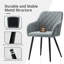 46 cm H Upholstered Linen Armchair-801867546