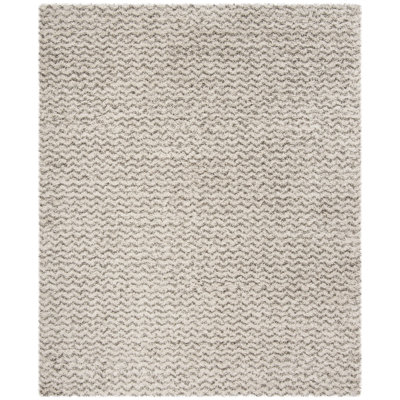 Adessa Shag Performance Chevron Rug