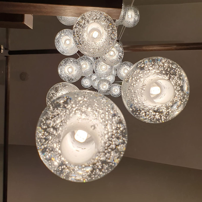 Hurleigh 14 - Light Globe Chandelier, Matte Black