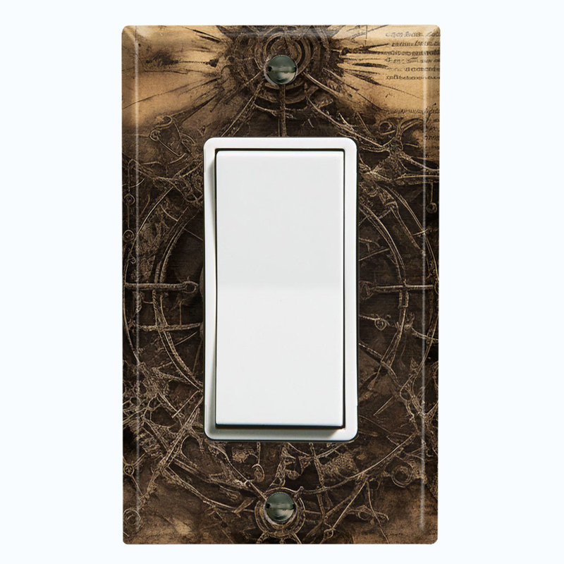 Plaque murale standard Skull Map Voyage Nature