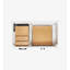 Meuble-lavabo rectangulaire simple de 91 cm (36 po) décalé à droite avec comptoir en quartz blanc de Carrare de 3,8 cm (1,5 po) d'épaisseur.-799315168-799315173