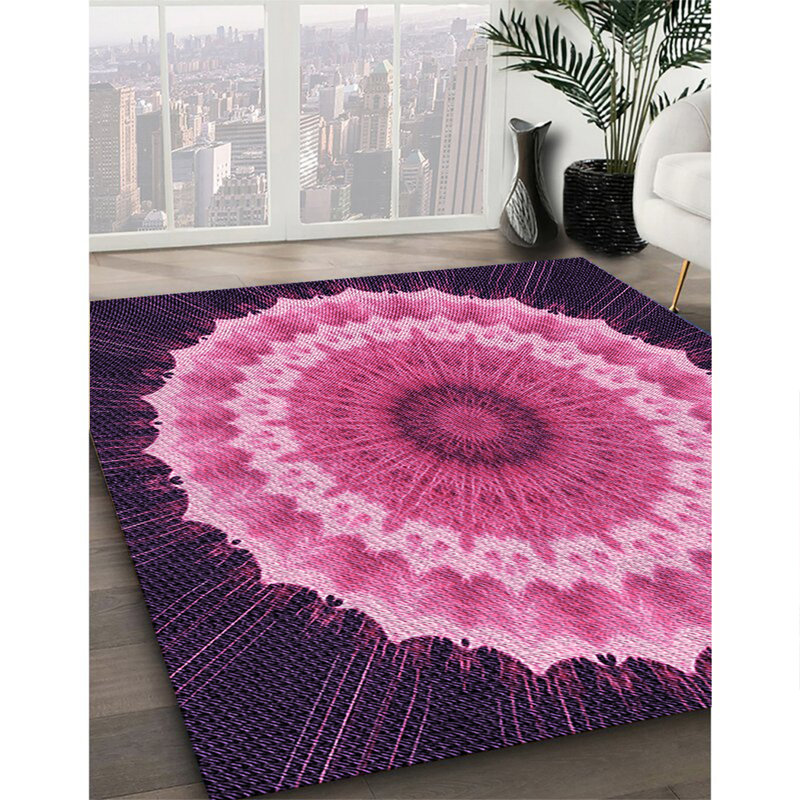 Floral Indoor Rug, Square 4'