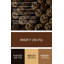 Desserts, pépites de chocolat, art mural sur toile brune-985867134