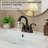 High Arc Double Handle Centerset Bathroom Faucet with Pop-Up Drain-123039202