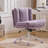 Artificial rabbit hair Home Office Chair with Metal Base, Adjustable Desk Chair Swivel Office Chair,Vanity Chair-350127699