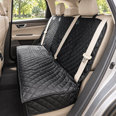 Housse de siège de voiture matelassée imperméable pour siège arrière