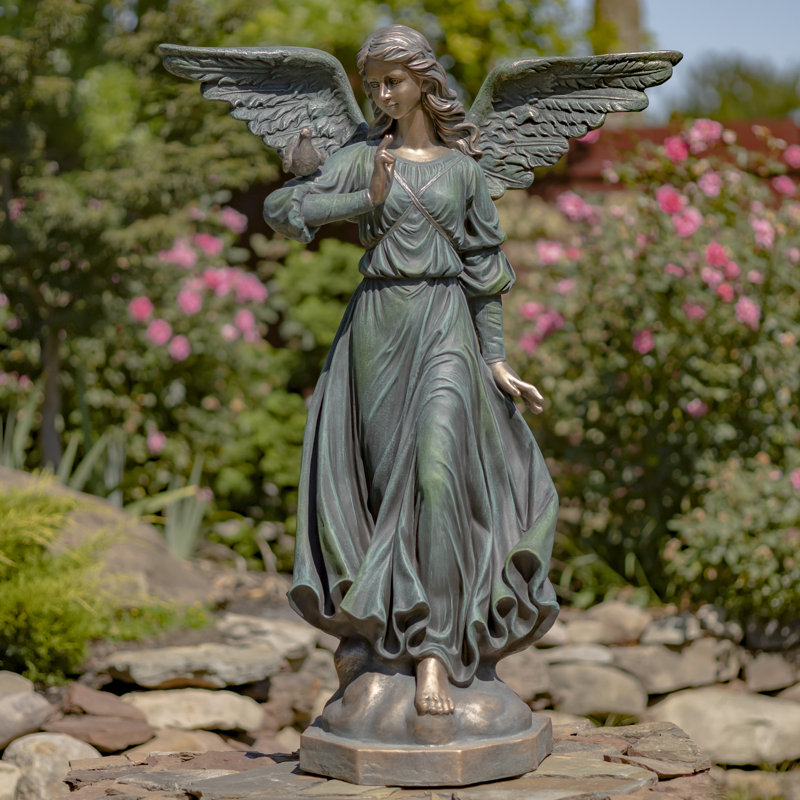 Statue de jardin mariangélique en magnésium, Bronze