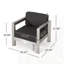 Fauteuil club d'extérieur
