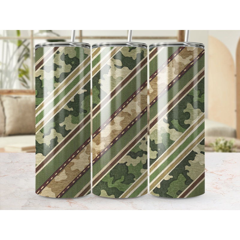 Choose Handmade Tumblers 591ml Vacuum Insulated Stainless Steel (18/8) Travel Tumbler with Straw