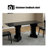Black Rectangular Solid Wood desks-1003670896