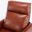 Confortable et élégant, le fauteuil inclinable Biscoe Mid-Century avec gel en cuir souple est confortable et élégant