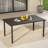 Messer Zestversa 8-Person Rectangular Dark Brown Metal Outdoor Dining Table-122512365-122512363