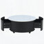 Table basse ronde moderne mobile avec roulettes