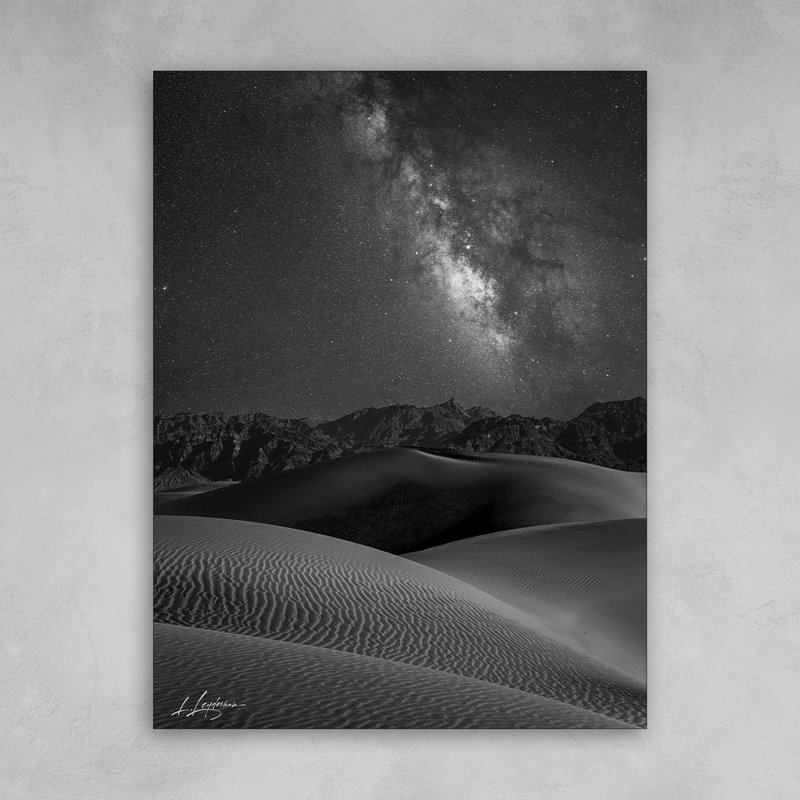"Stellar Dunes" par Lawrence Leyderman - Art mural acrylique 36 "x 48", H 48 po x l 36 po