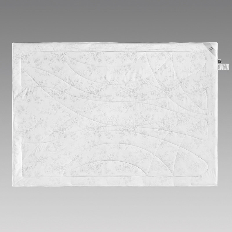 Lotus Microfiber Down Alternative Comforter, Queen