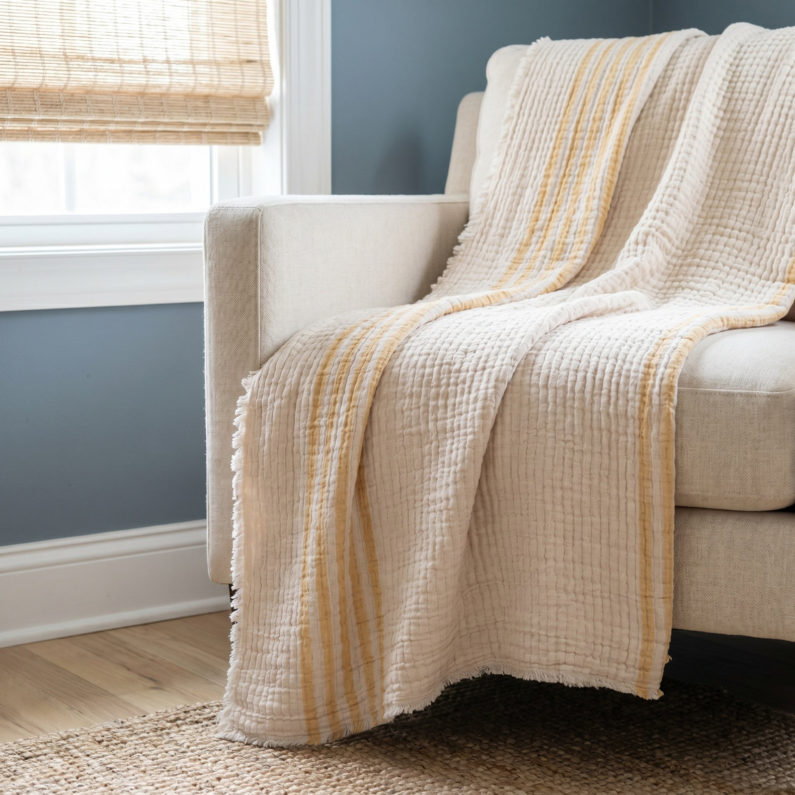 Dennis Cotton Throw Blanket