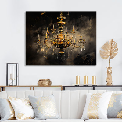 Lustre Sumi Zen II - reproduction sur toile