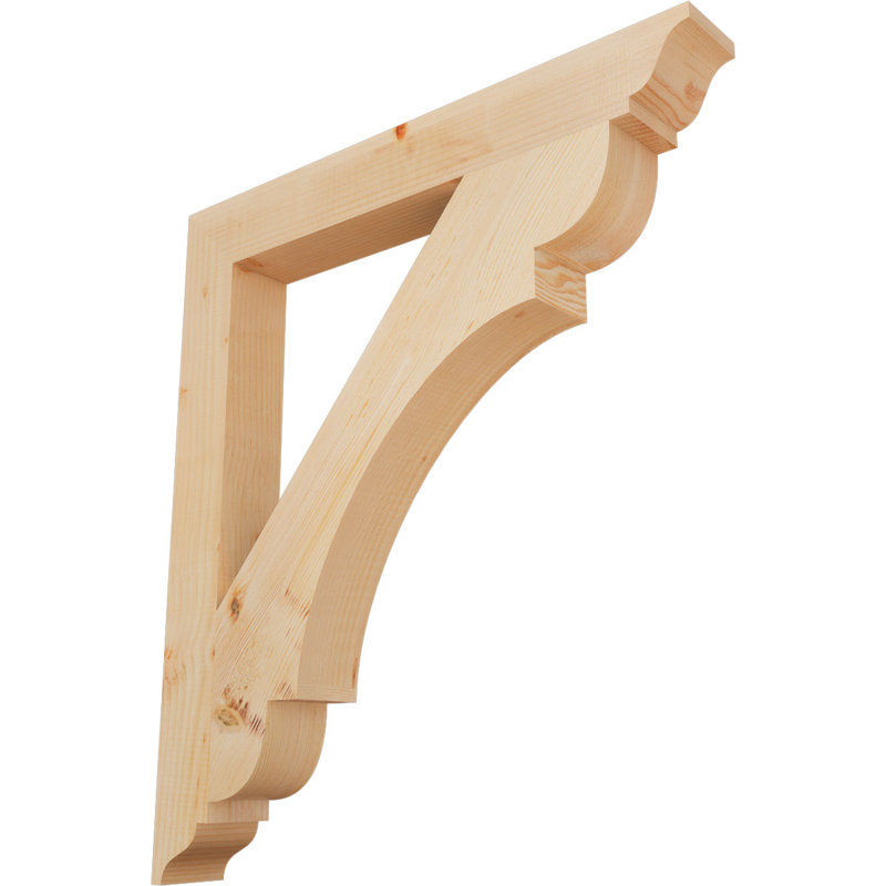 Support olympique traditionnel, H 36 po x l 3,5 po x P 32 po, Douglas (lisse)