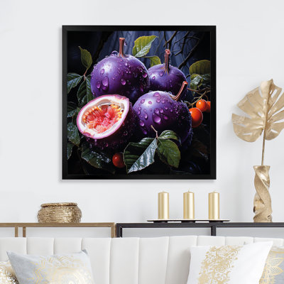 " Purple Passionfruit Collage "