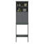 Rangement autoportant au-dessus de la toilette 74,8 po Eftimie-1595817418